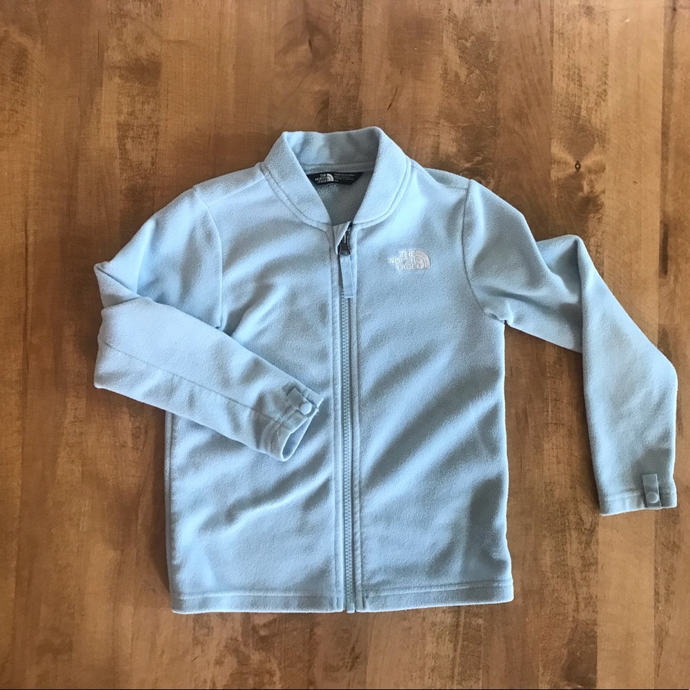 Kids size 5 Northface Jacket and Fleece